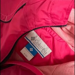 Columbia Kids Pink Jacket size 6